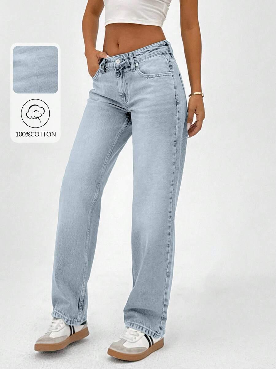 spodnie jeans prosta nogawka