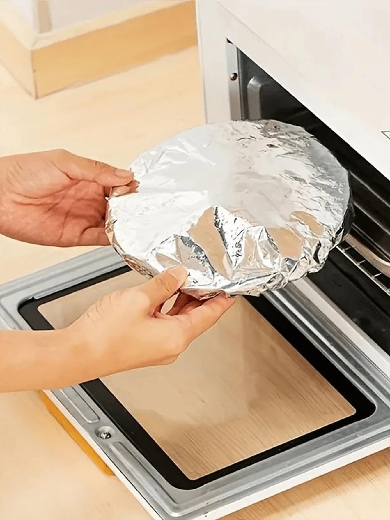 OKRĄGŁA FOLIA ALUMINIOWA 50SZT. 