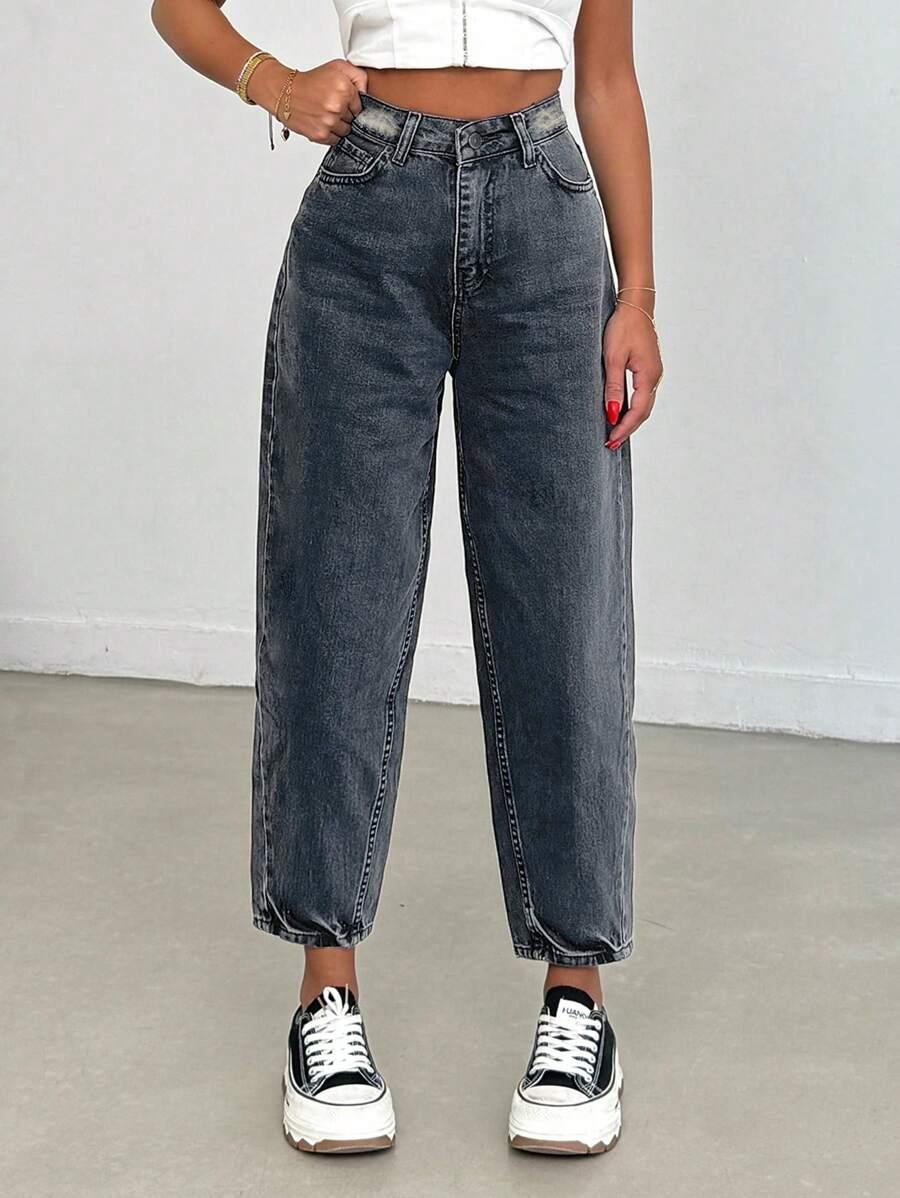 SPODNIE JEANS WYSOKI STAN