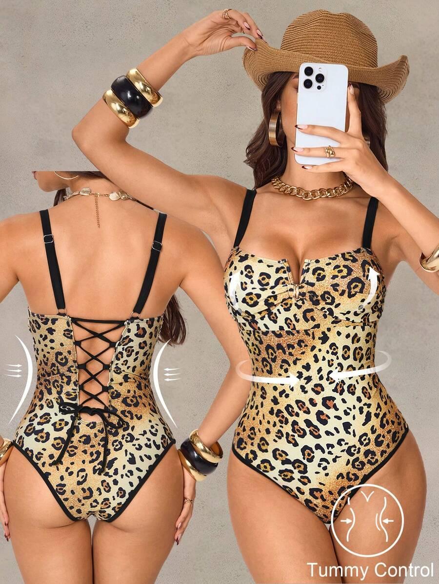 JEDNOCZĘŚCIOWY STRÓJ KĄPIELOWY animal print
