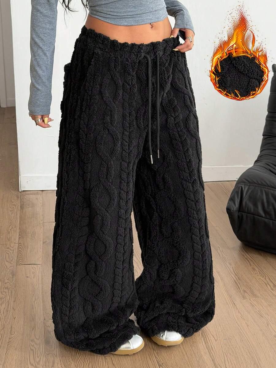 CZARNE SPODNIE MIŚ
