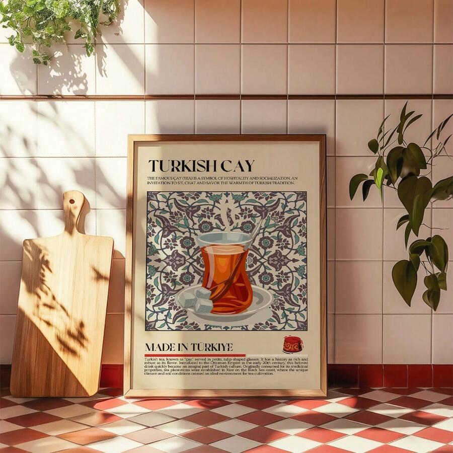 PLAKAT DEKORACJA TURKISH TEA CANVAS 