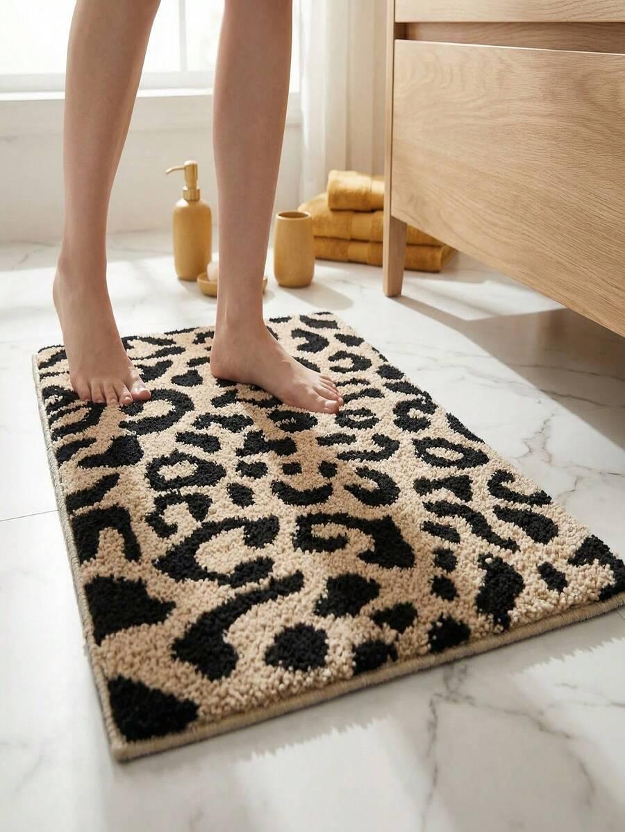 dywanik łazienkowy animal print