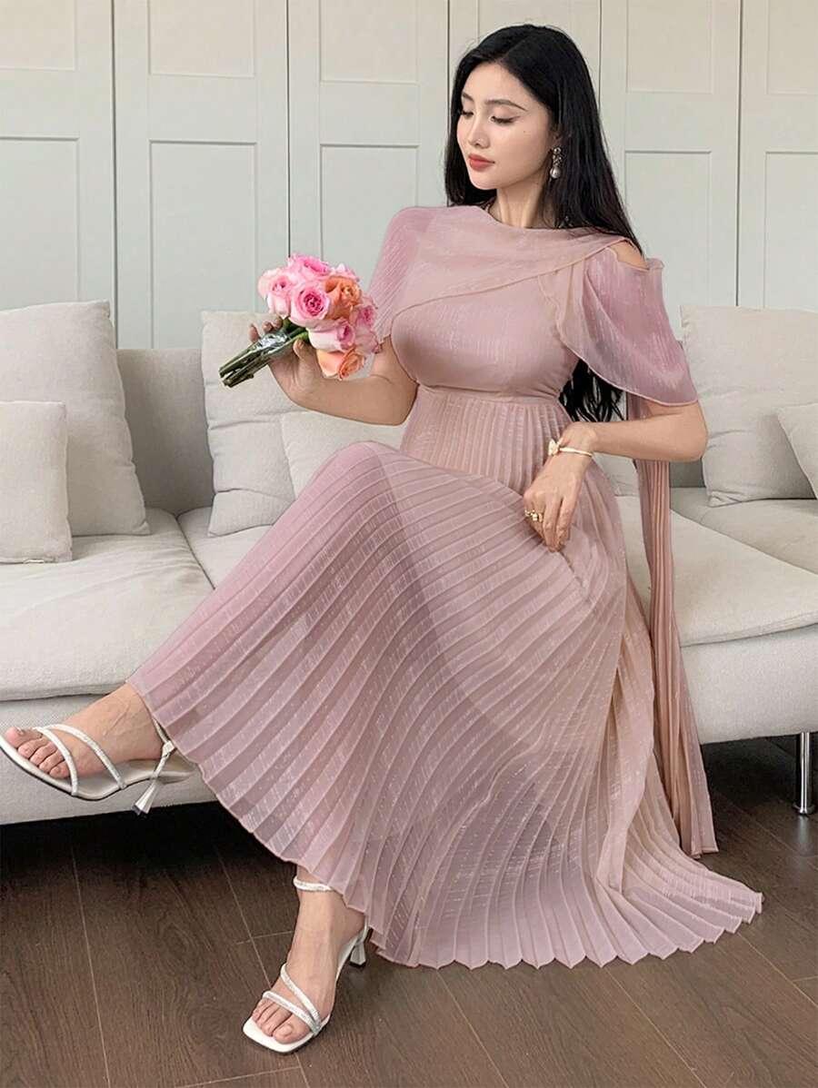 PLISOWANA SUKIENKA MIDI