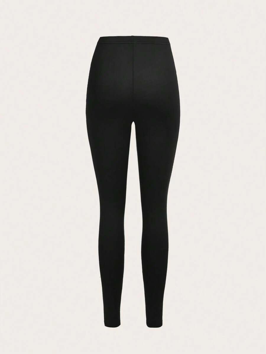 czarne klasyczne legginsy 3-pack
