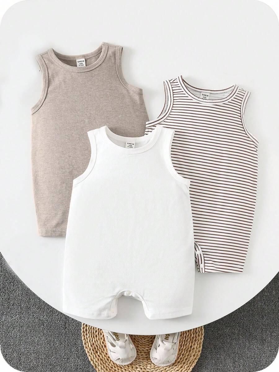 body bez rękawów 3-pack