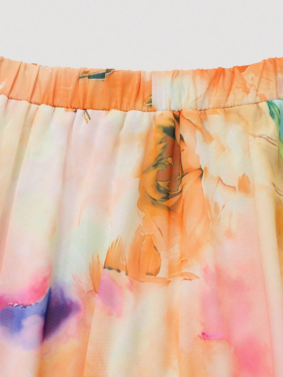 maxi spódnica print 