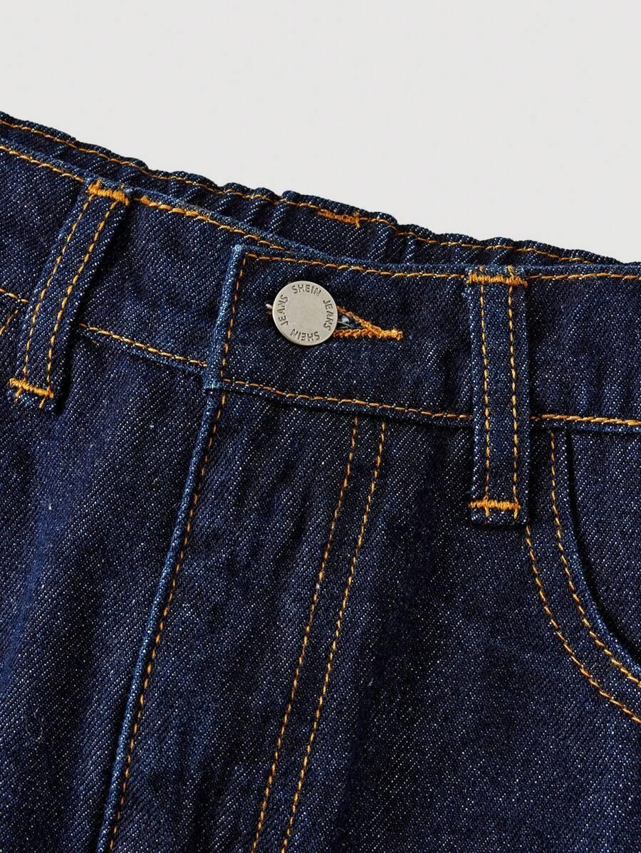 NIEBIESKA SPÓDNICA JEANS