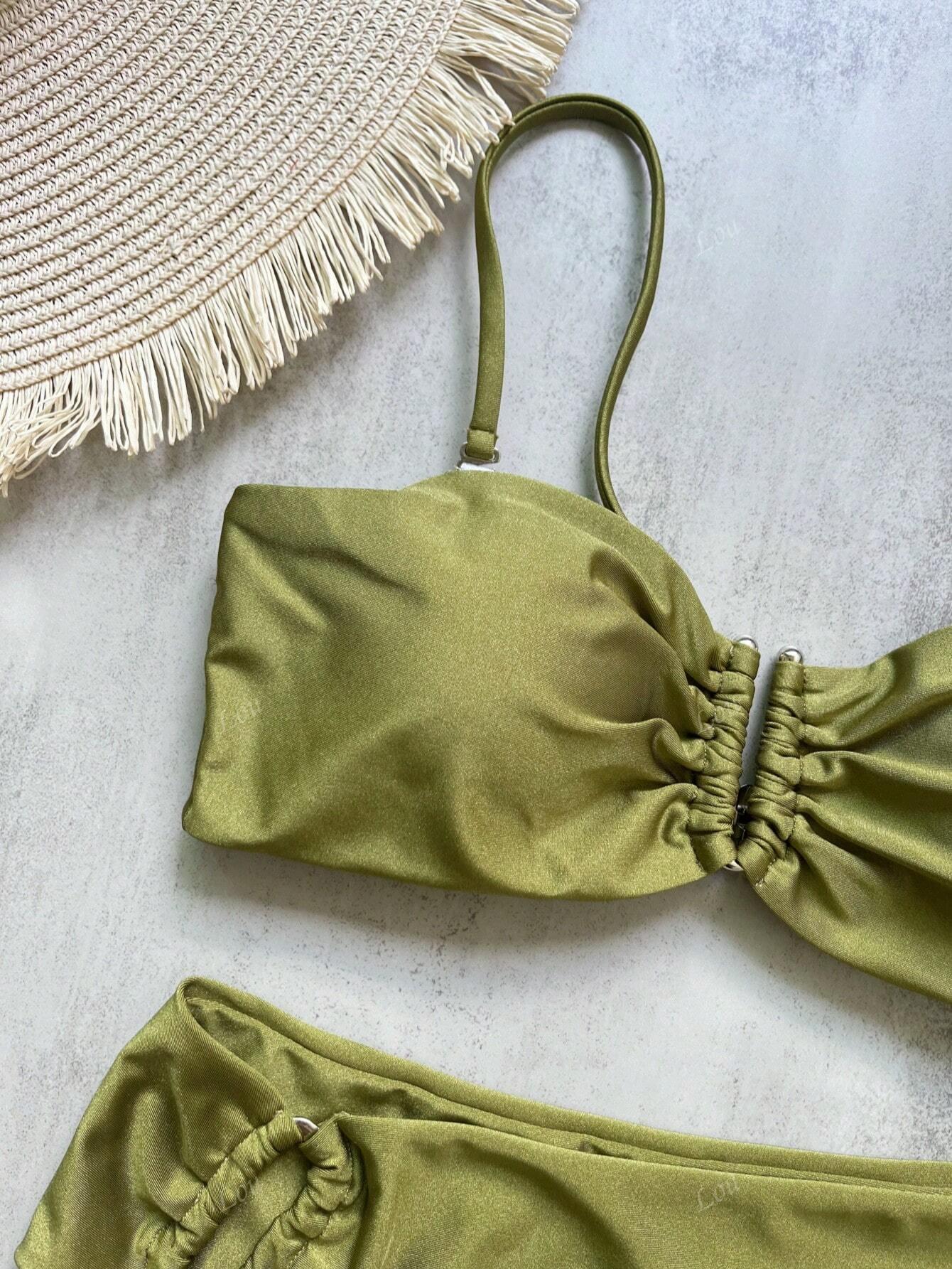 ZIELONY dół od bikini