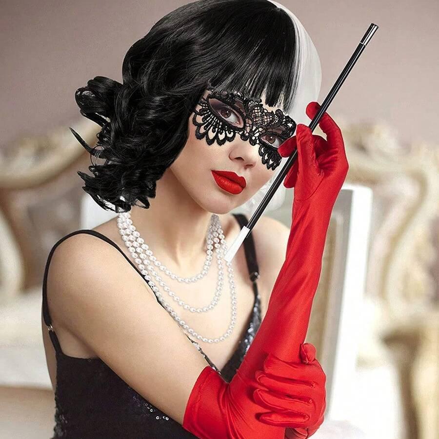 KOSTIUM ZESTAW CRUELLA DE MON