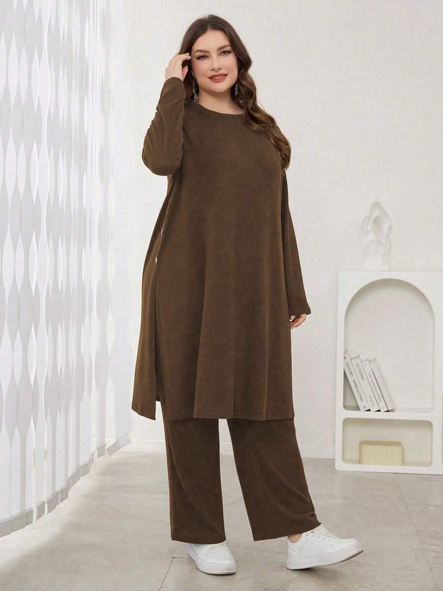komplet spodnie bluzka 