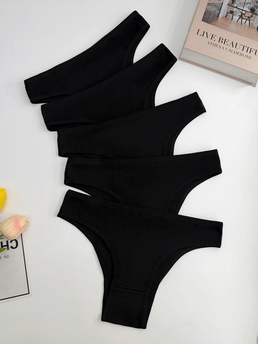 CZARNE MAJTKI 5-PACK