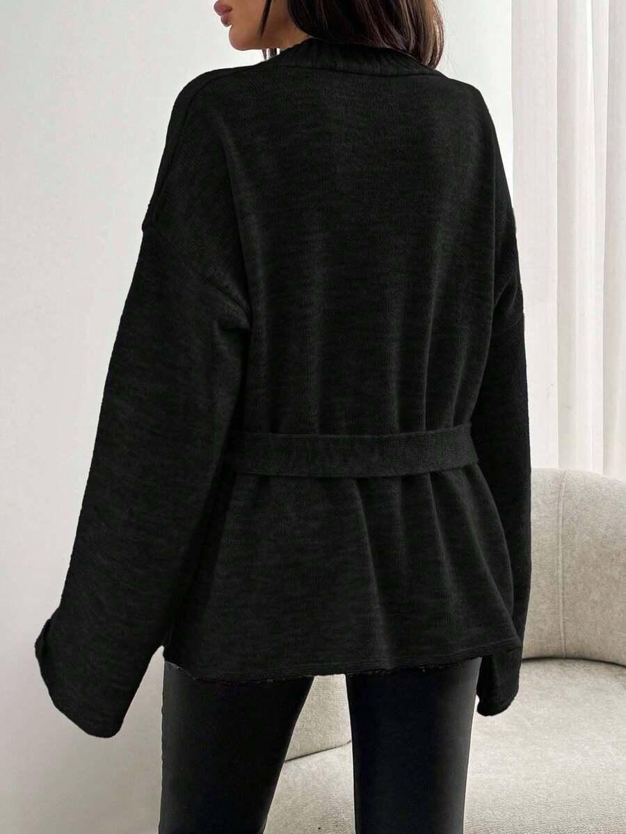 CZARNY SWETER CASUAL