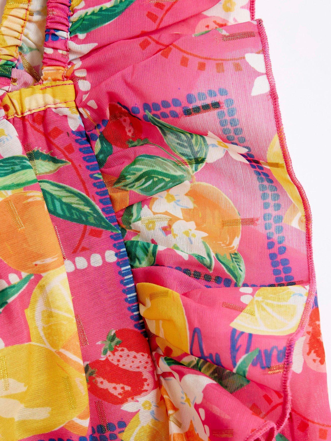 RIVER ISLAND KOMBINEZON DZIEWCZĘCY PLAŻOWY 11-12Y