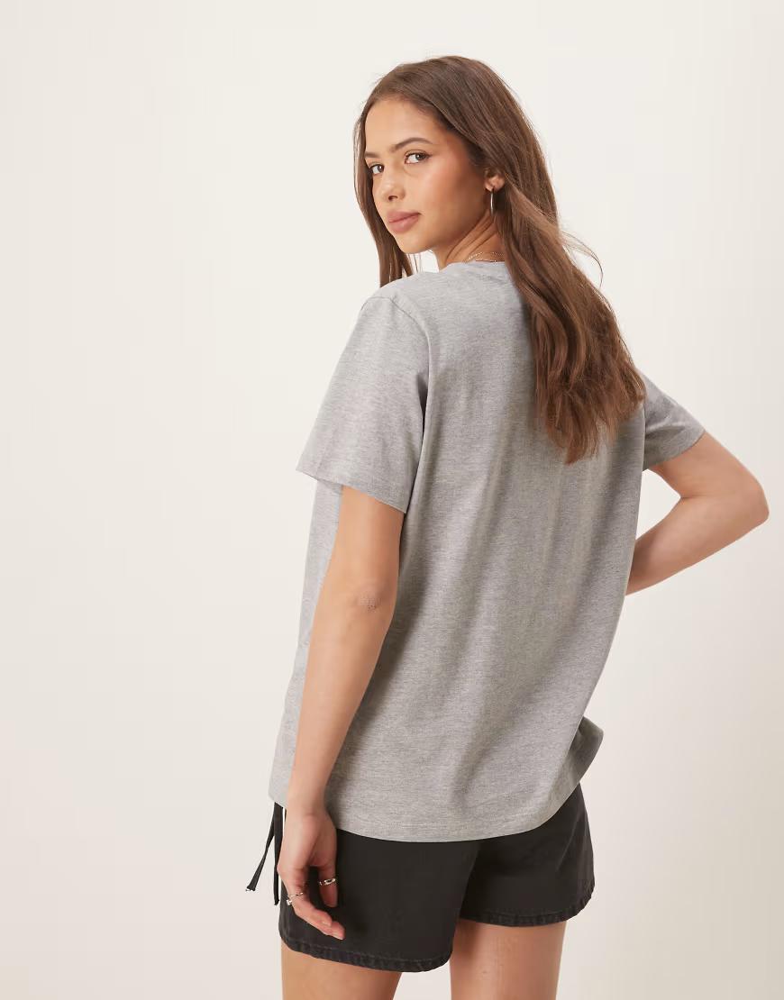 SZARY T-SHIRT BASIC