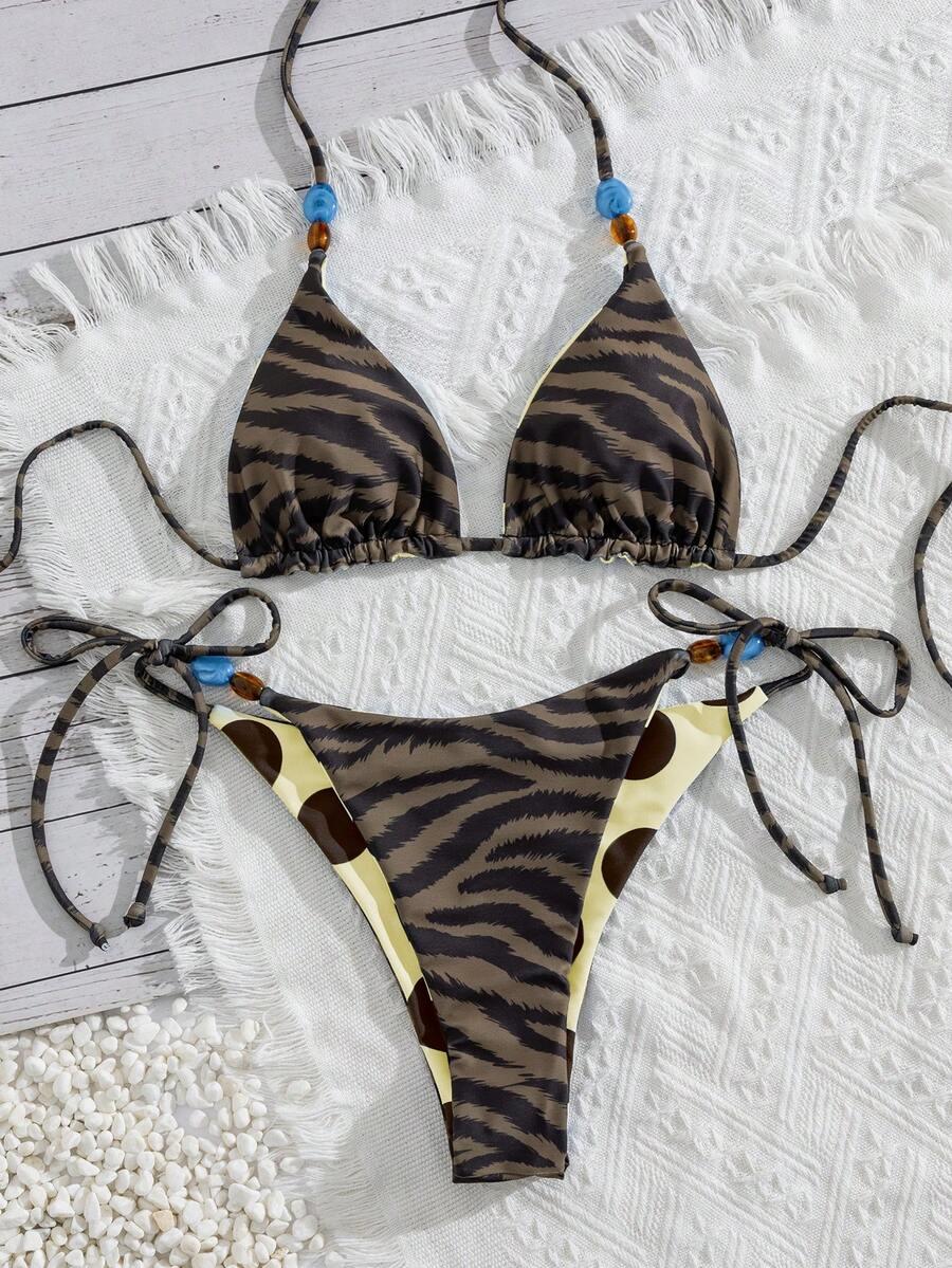 DWUSTRONNY KOMPLET BIKINI