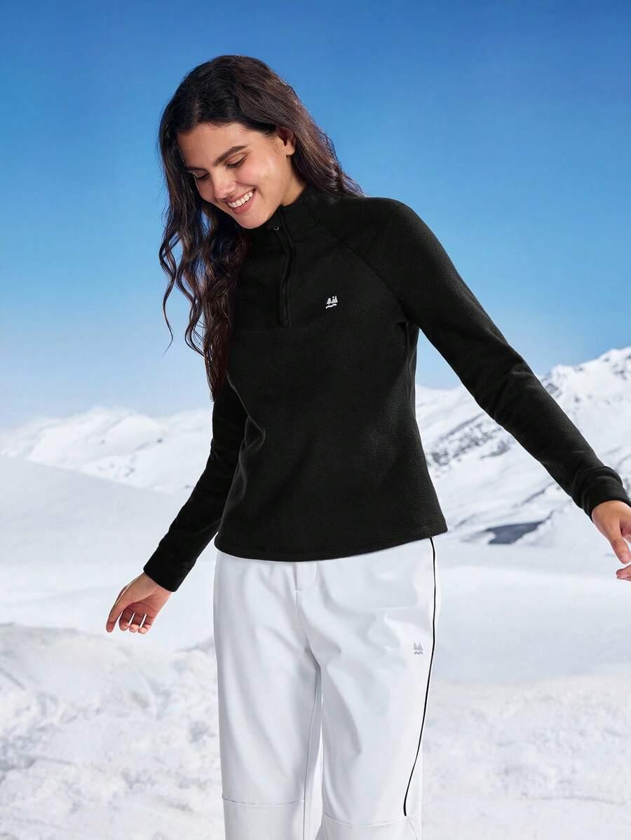 czarny sweter polar