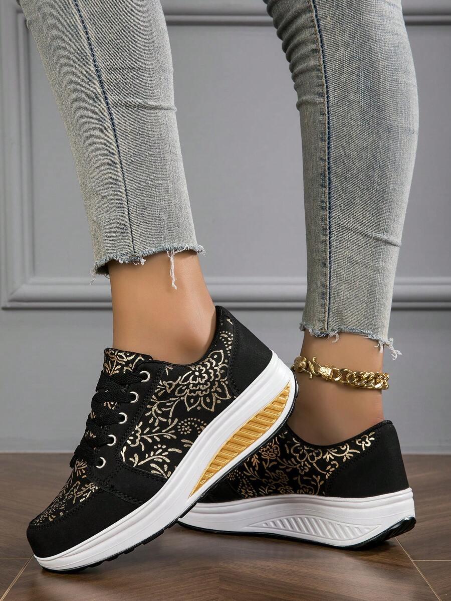 CZARNE BUTY SPORTOWE SZNUROWANE