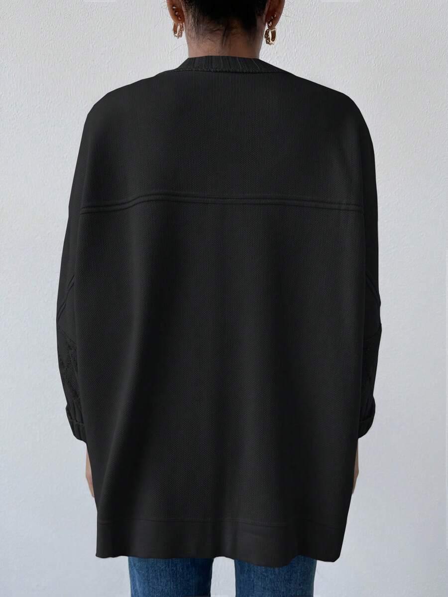 CZARNY SWETER ZAMEK