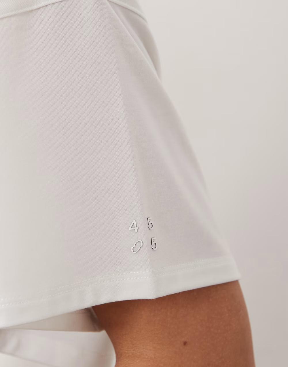 Biały krótki t-shirt