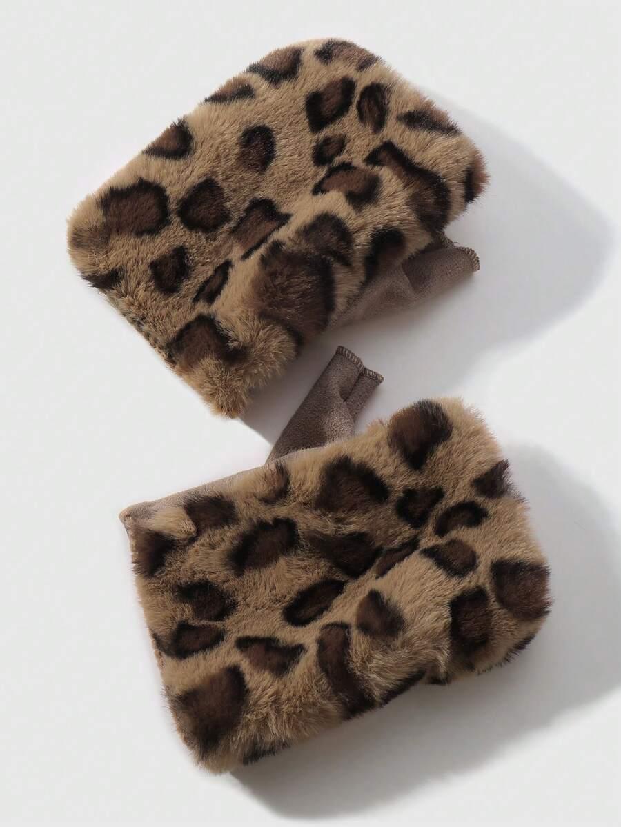 RĘKAWICZKI MITENKI animal print