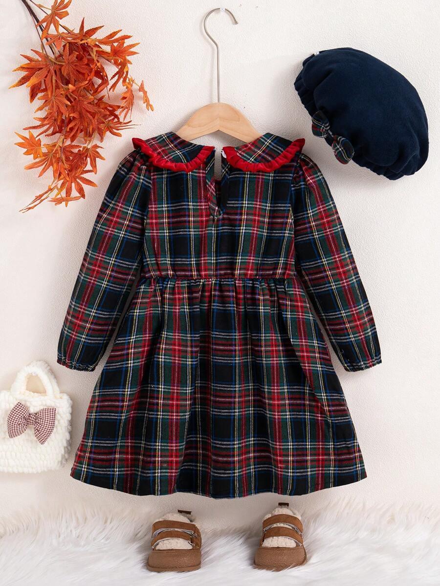 sukienka beret komplet 