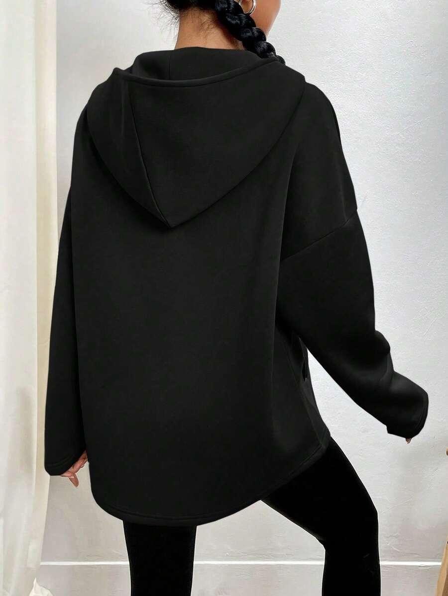czarna bluza zamek