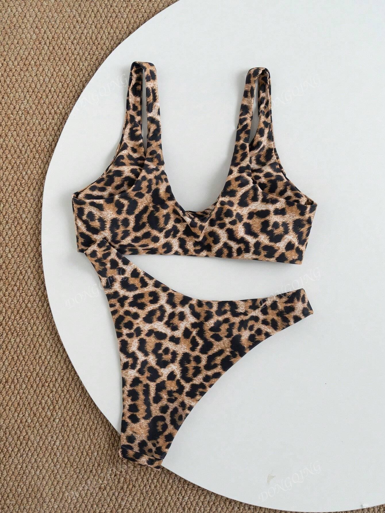 KOMPLET BIKINI ANIMAL PRINT 