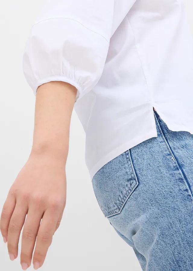 BIAŁA BLUZKA V NECK 