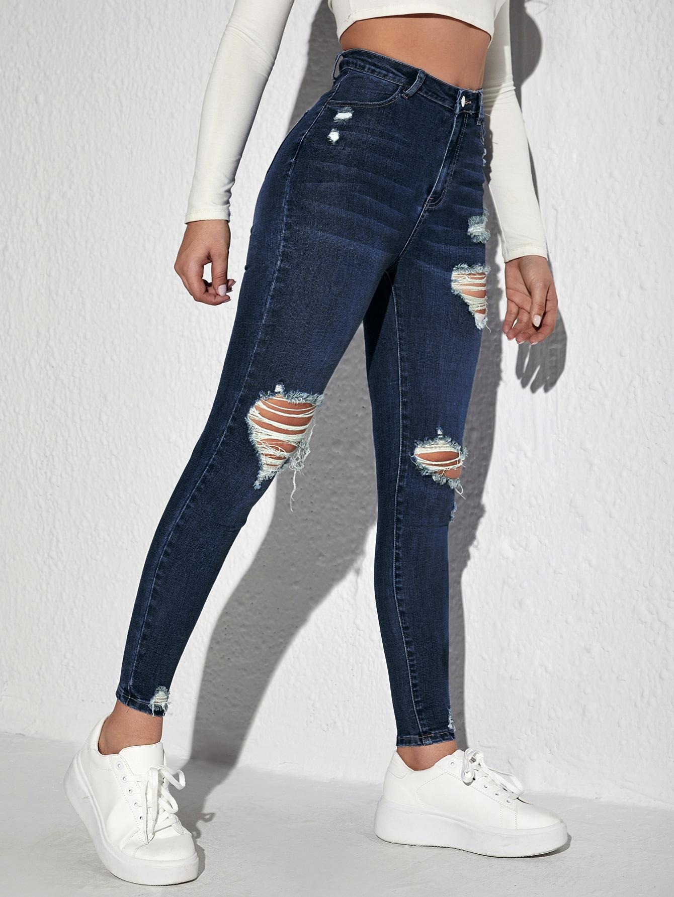 NIEBIESKIE SPODNIE JEANS