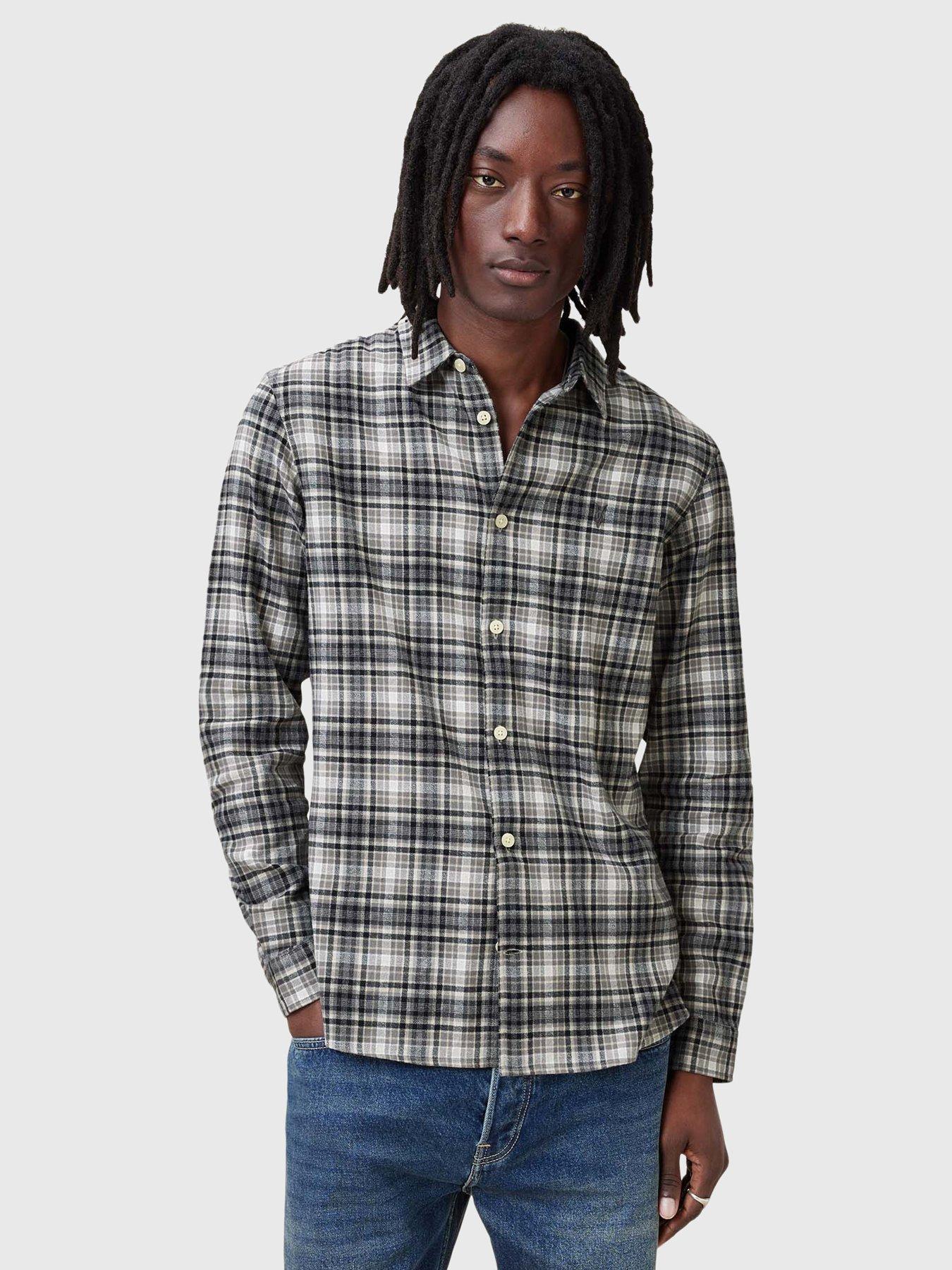 ALLSAINTS MĘSKA KOSZULA W KRATKĘ M021SC