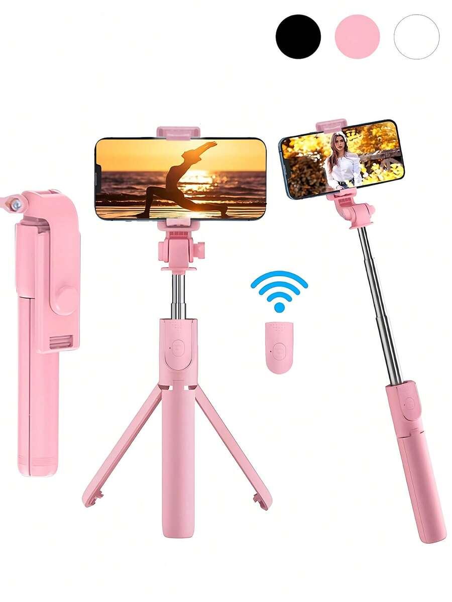 różowy SELFIE STICK
