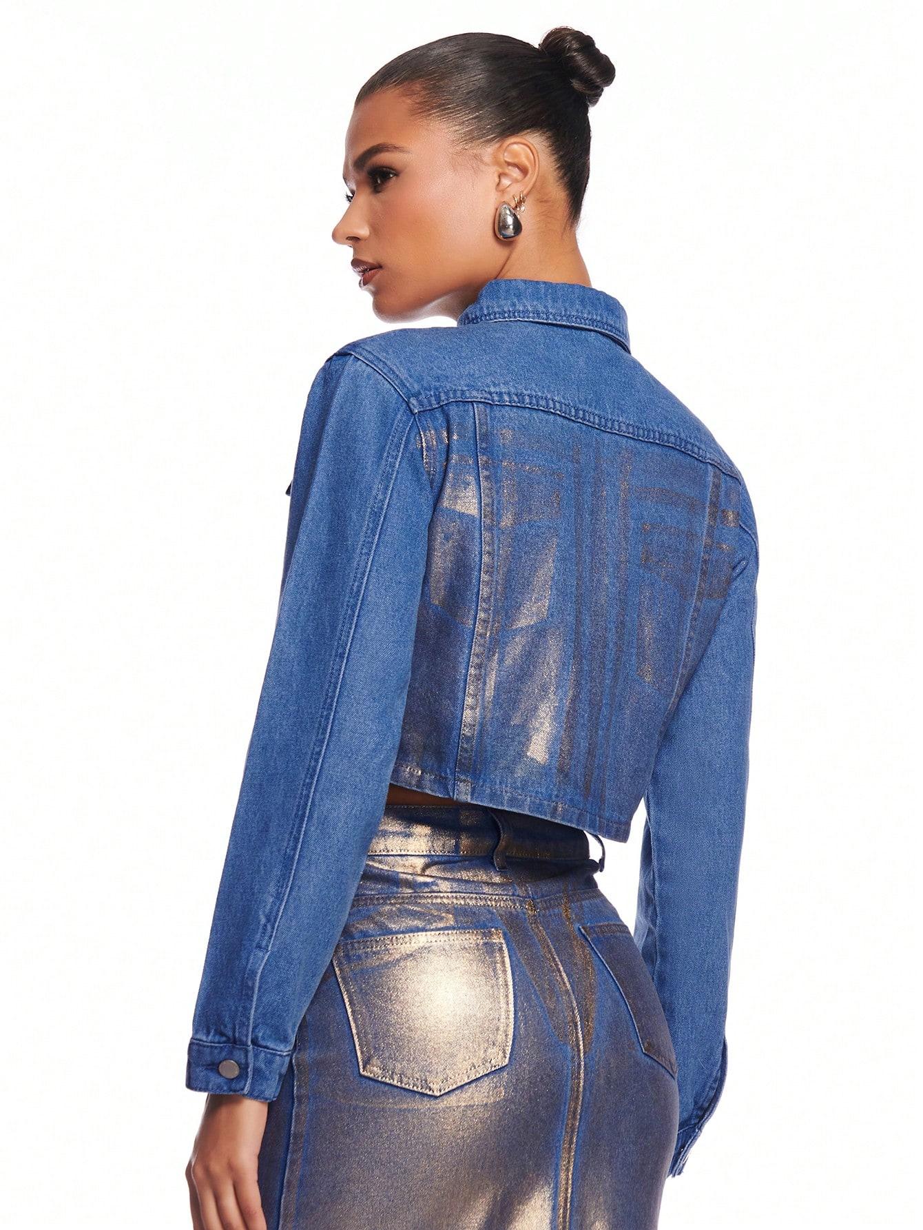 NIEBIESKA KURTKA JEANS