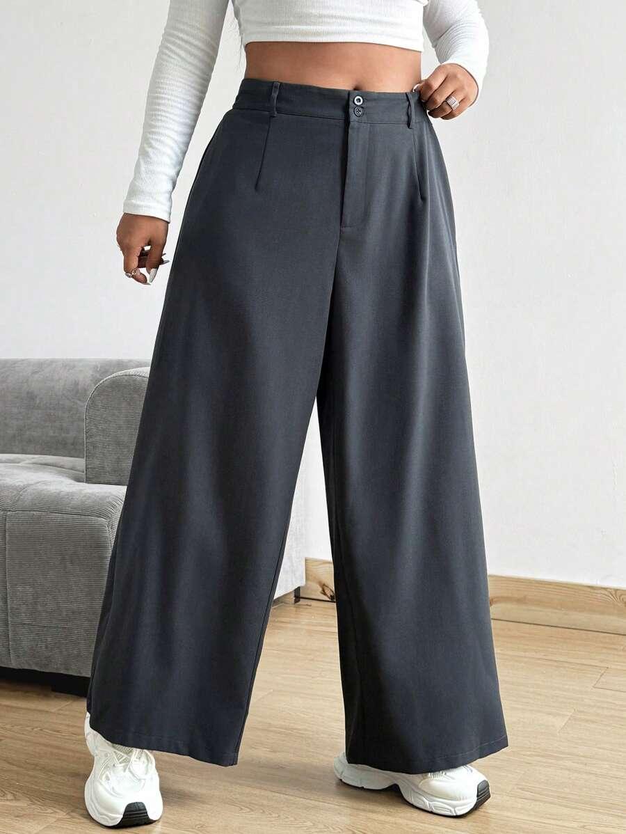SZARE SPODNIE CASUAL