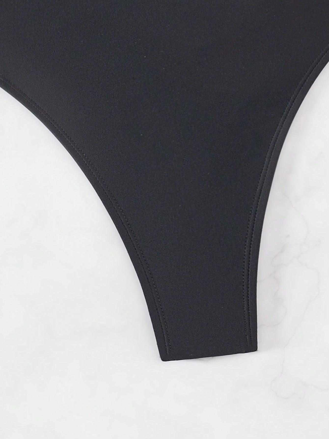 czarny DÓŁ OD BIKINI