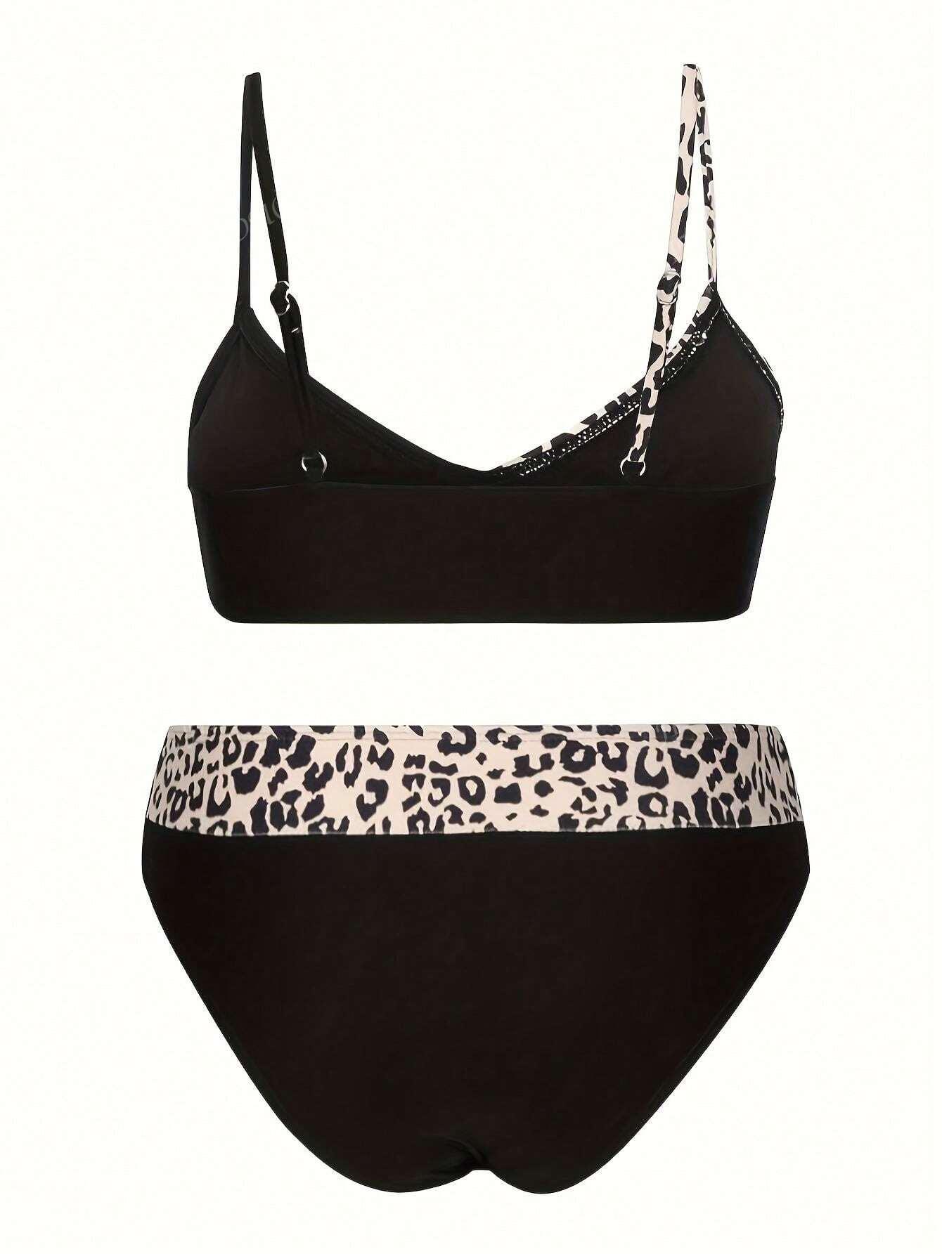 DWUCZĘŚCIOWY STRÓJ KĄPIELOWY ANIMAL PRINT