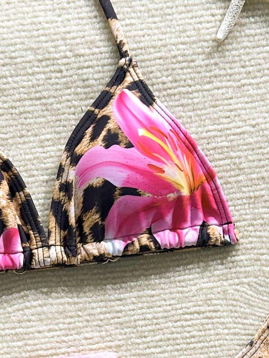 DWUCZĘŚCIOWY STRÓJ KĄPIELOWY sarong print