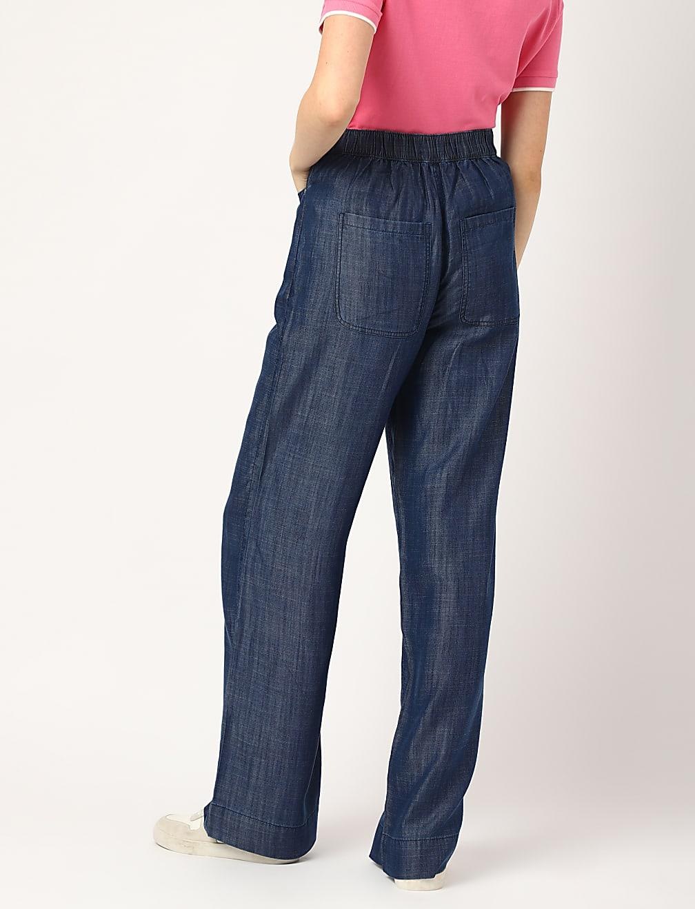 niebieskie spodnie jeans T57-4225K-QP