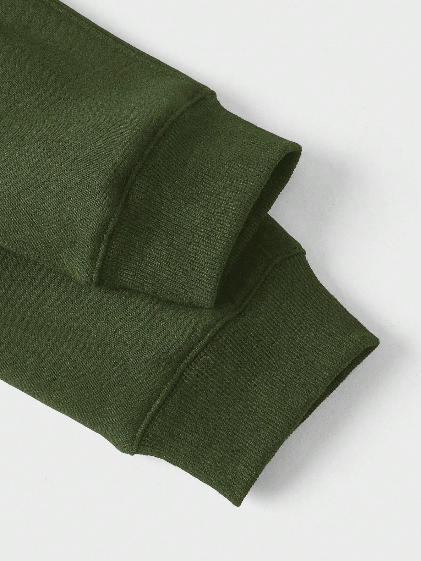 zielona bluza zamek