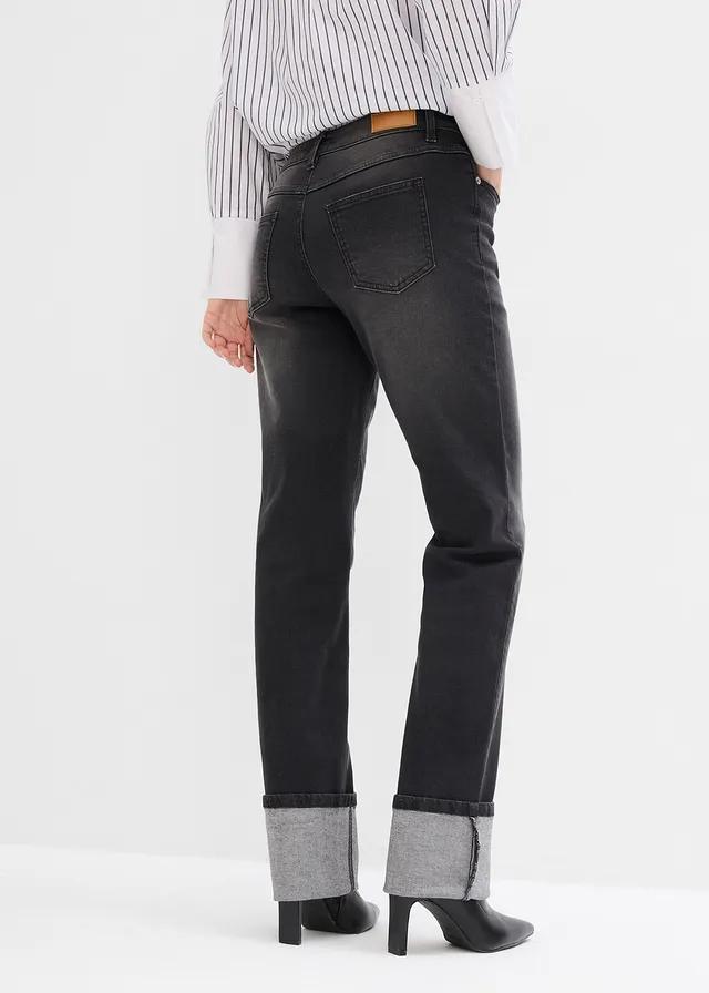 CZARNE SPODNIE JEANS