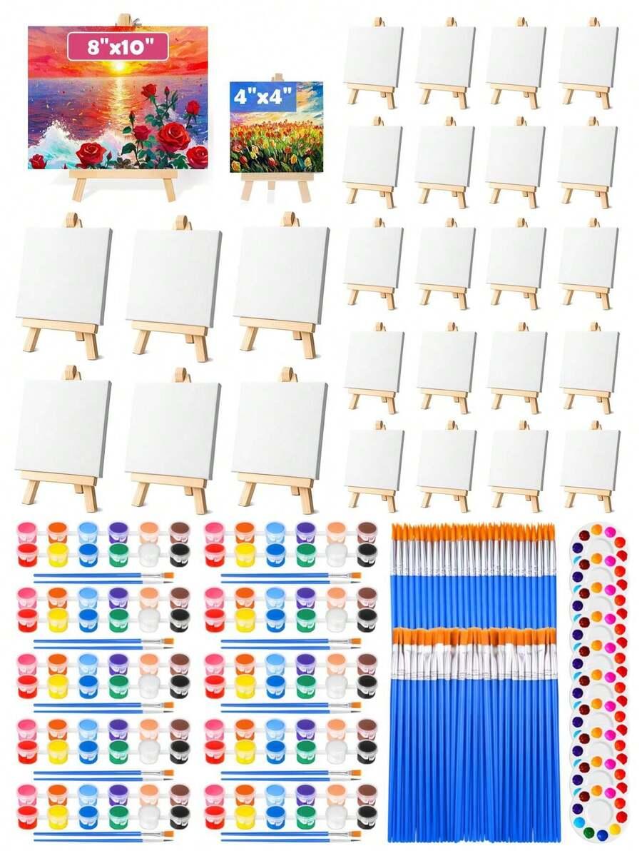MINI SZTALUGA PŁÓTNO PĘDZLE KOMPLET 20-PACK