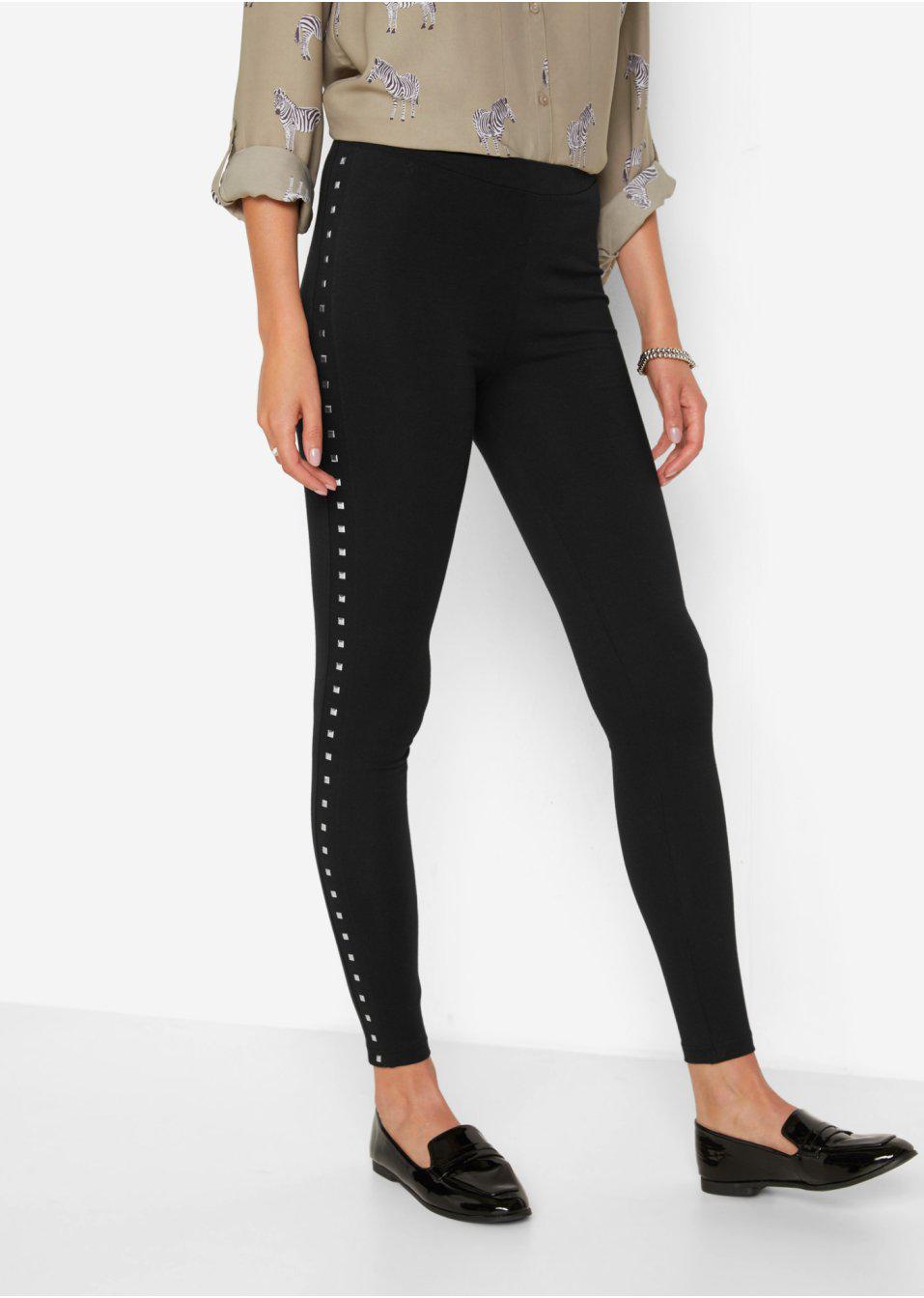 LEGGINSY Z OZDOBNYMI LAMPASAMI 