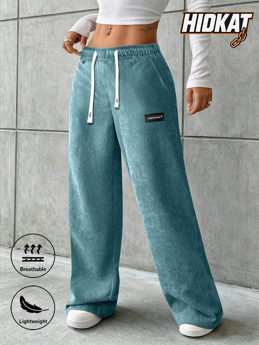 niebieskie spodnie casual