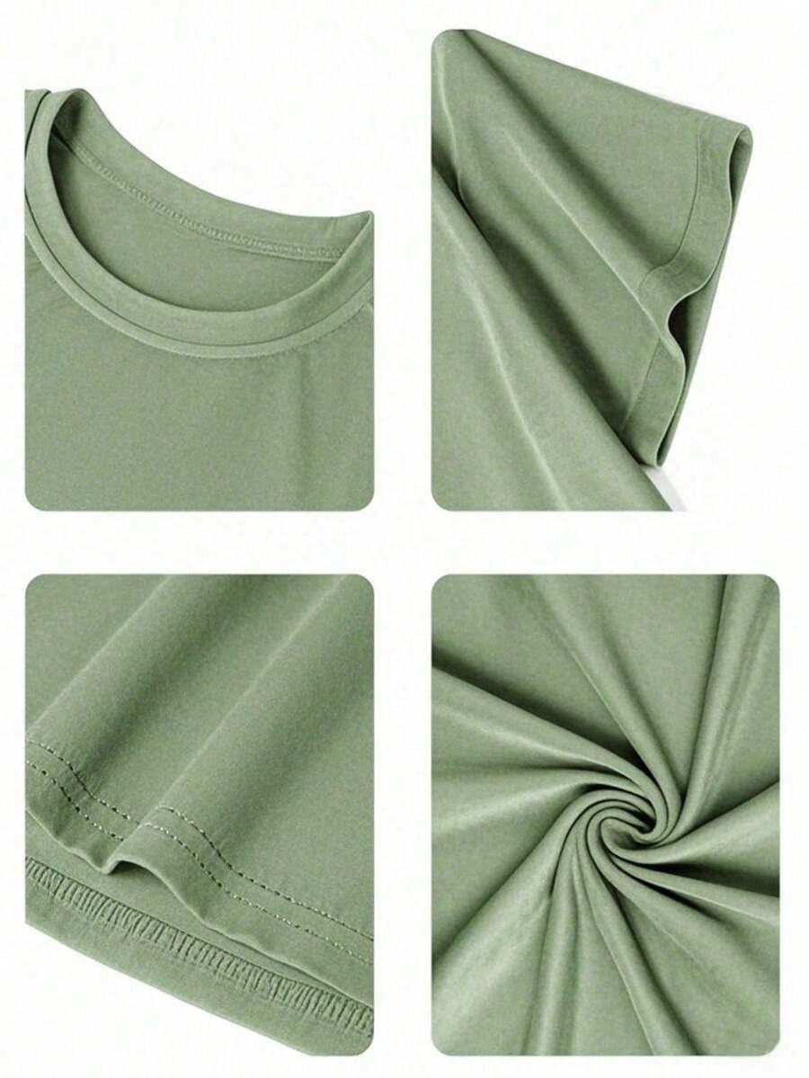ZIELONY T-SHIRT BASIC