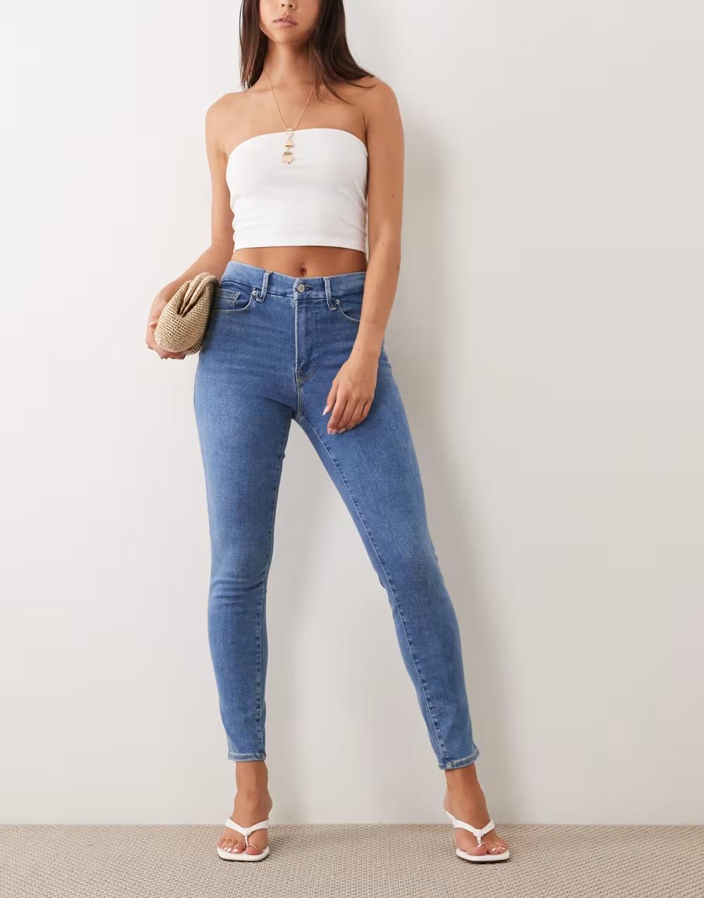 NIEBIESKIE SPODNIE JEANS KIESZENIE