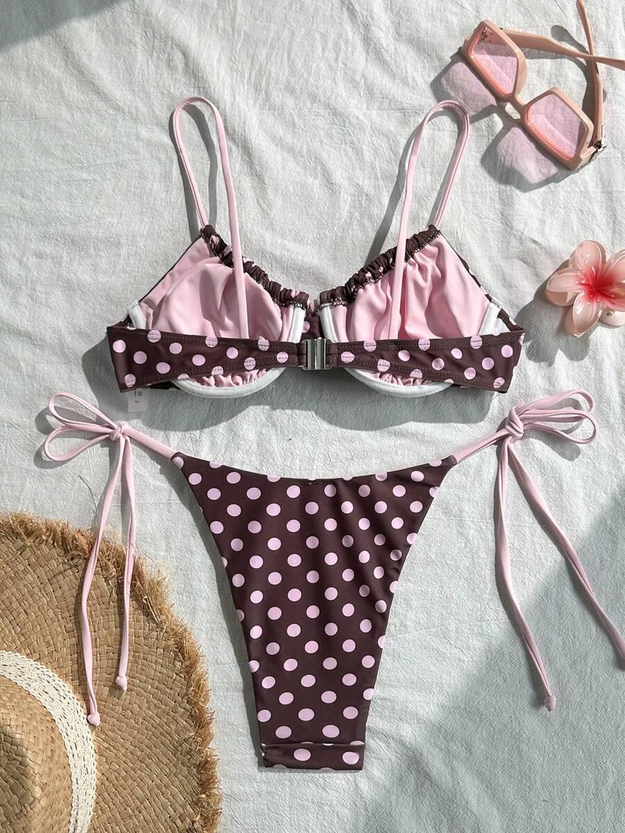 bikini komplet groszki
