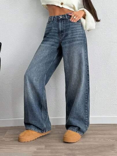 NIEBIESKIE SPODNIE JEANS