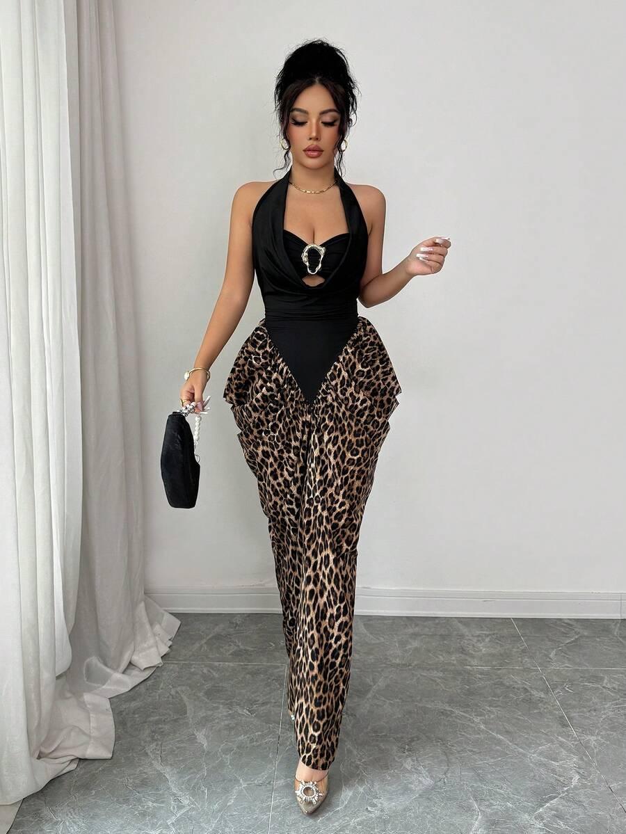 sukienka animal print