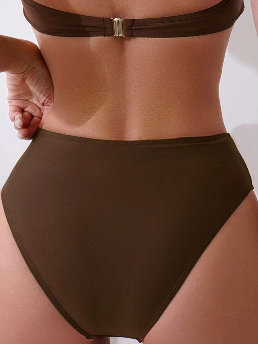 BRĄZOWY DÓŁ OD BIKINI