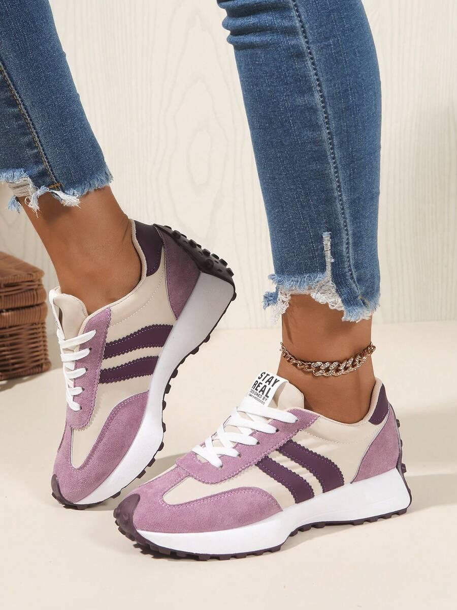fioletowe buty sportowe